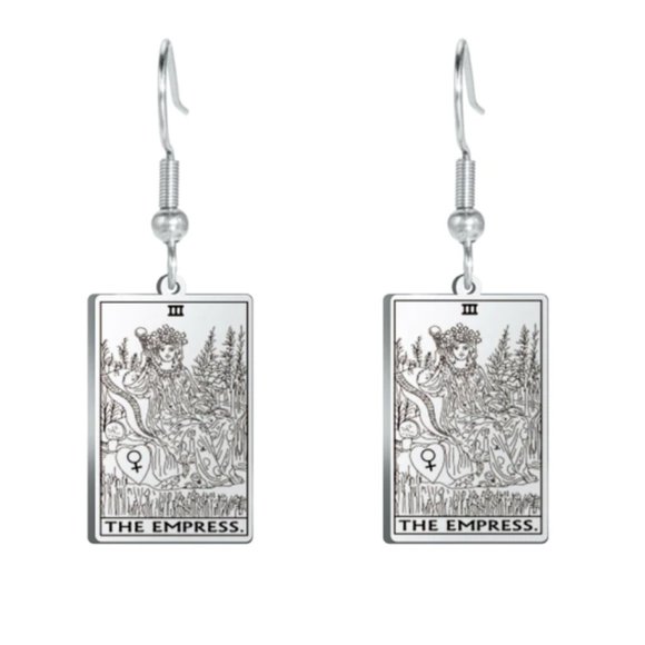 Tarot Card Earring Set "The Empress" - Picture 2 of 3